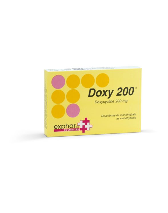 Doxy 200 comprimés - médicament antibiotique exphar