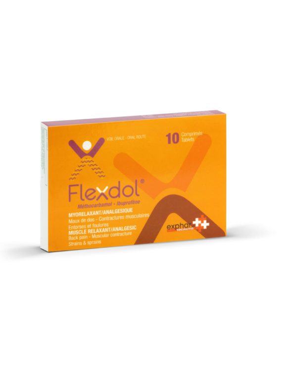 Le flexdol comprimés - médicament antidouleurs exphar