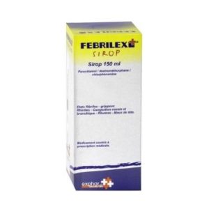Le febrilex sirop, médicament exphar