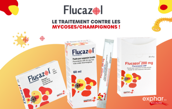 Flucazol pour traitement mycoses et champignons