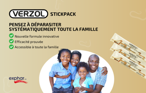Les avantages de VERZOL stickpack pour déparasiter toute la famille