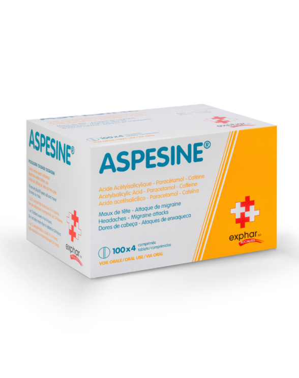ASPESINE 300 mg/250 mg/30 mg, comprimés